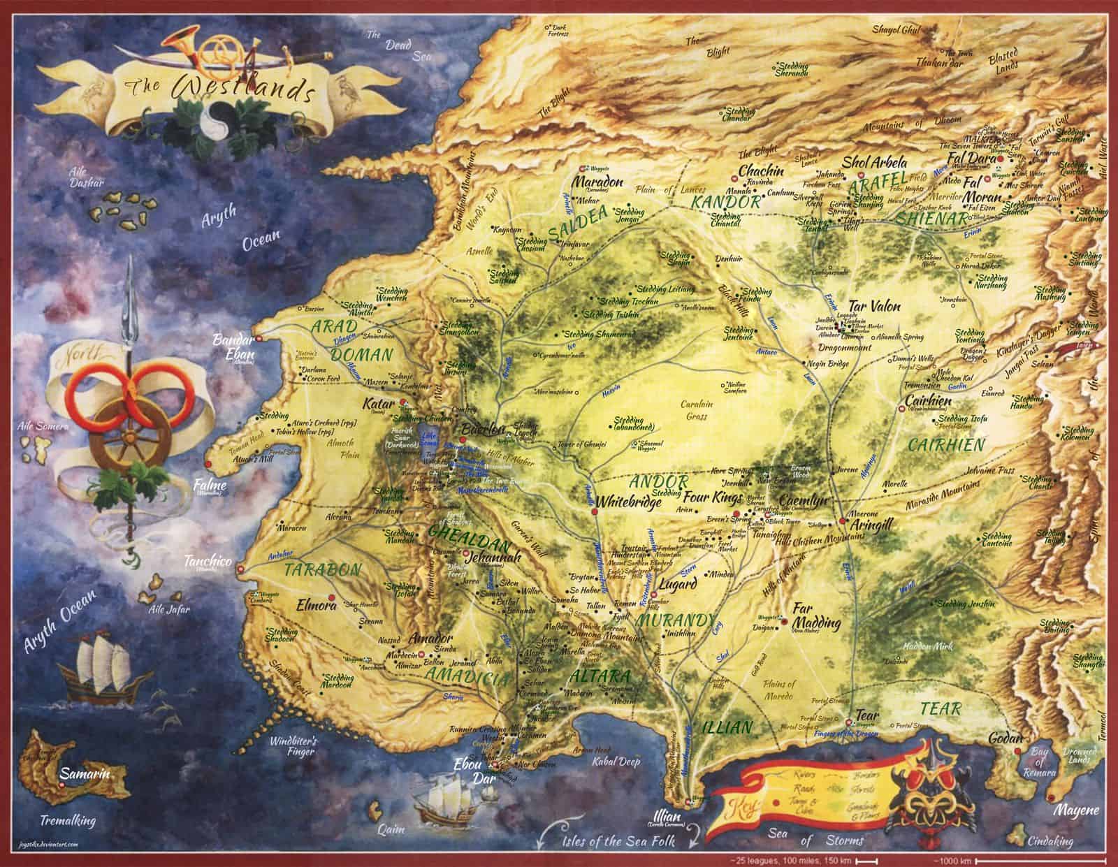 wheel of time map